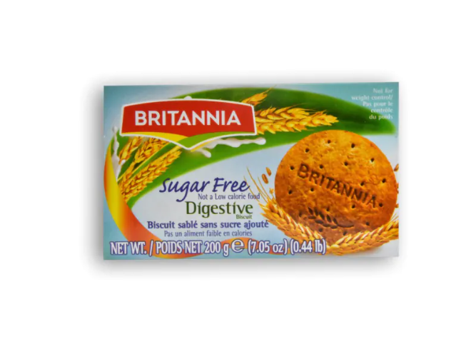 BRITANNIA Sugar Free Digestive 7.05 OZ
